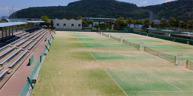 テニス場 香川県総合運動公園 いくしまスポーツチャレンジ共同体